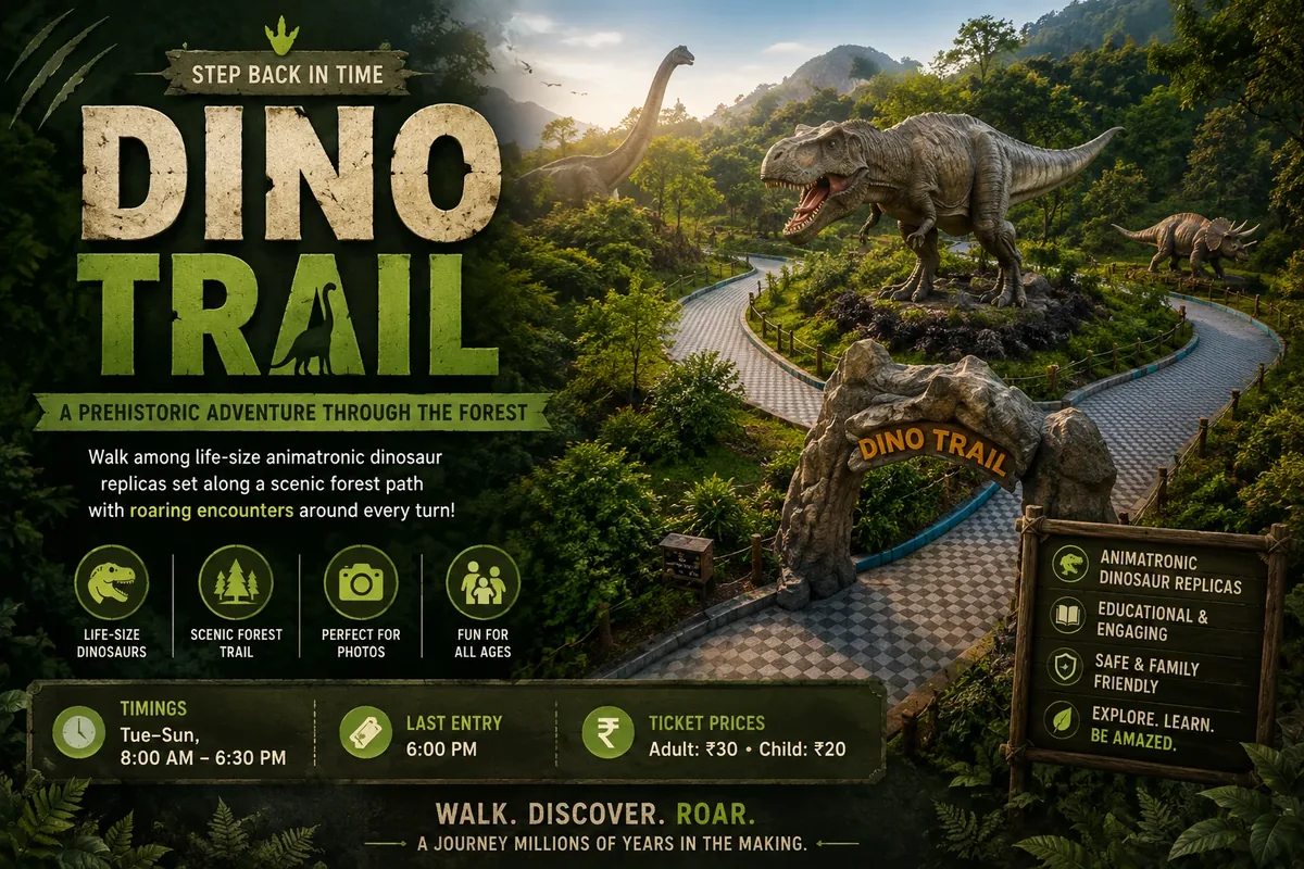 Dino Trail at Statue of Unity — key info at a glance